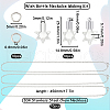 SUNNYCLUE DIY Wish Bottle Necklace Making Kit GLAA-SC0001-83B-2
