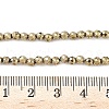 Electroplate Synthetic Magnetic Hematite Beads Strands G-A263-B01-02G-4
