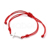 Adjustable Nylon Braided Bead Bracelets BJEW-JB05626-02-6