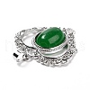 Natural Green Onyx Agate Pendants G-I322-04P-07-3