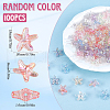 SOFPLATE 100Pcs Transparent Acrylic Beads MACR-SP0001-46-2