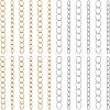 Unicraftale 120Pcs 4 Style 304 Stainless Steel Curb Chains Extender STAS-UN0038-16-1