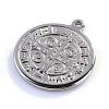 Non-Tarnish 304 Stainless Steel Pendants STAS-S047-004-2
