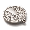 Non-Tarnish 304 Stainless Steel Pendants STAS-H123-19P-3