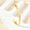 304 Stainless Steel Cuff Bangles BJEW-P348-02E-G-2