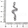 Rack Plating Alloy Connector Charms PALLOY-V002-06B-02-3