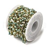 Handmade Natural Amazonite Chip Beaded Chains CHC-F020-10G-06-3
