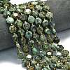 Natural African Turquoise(Jasper) Beads Strands G-C116-A154-01-1