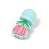 Flower Food Grade Silicone Focal Beads SIL-A011-03B-02-2