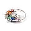 Natural Mixed Stone Chip Big Pendants PALLOY-JF01668-02-4