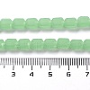 Imitation Jade Glass Bead Strands GLAA-G112-02B-4