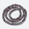 Electroplate Glass Beads Strands EGLA-A034-T3mm-J03-2
