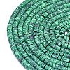Synthetic Malachite Beads Strands G-P575-B12-4x2mm-3