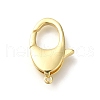 Rack Plating Brass Spring Gate Rings KK-Z086-53G-06-1
