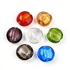 Handmade Silver Foil Glass Beads SLF15mmY-M-1