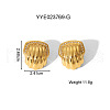 Shell Shape Stainless Steel Stud Earrings ET6182-1-2