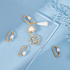 Unicraftale 4Pcs 304 Stainless Steel Screw Carabiner Lock Charms STAS-UN0060-73-2