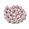 Electroplated Shell Pearl Beads Strands BSHE-G035-01A-08-2