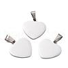 Tarnish Resistant 304 Stainless Steel Stamping Blank Tag Pendants STAS-L220-02C-A01-1