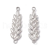 Non-Tarnish 304 Stainless Steel Connector Charms STAS-B031-40P-1