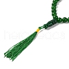 Natural Malaysia Jade Beads Stretch Bracelets BJEW-I319-01F-2