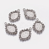 Alloy Pendant Cabochon Settings X-EA500Y-NFB-1
