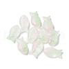 Baking Painted Transparent Glass Beads GLAA-I050-10N-1