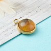 Handmade Natural Mixed Gemstone Pendants PALLOY-JF00790-4