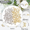 DICOSMETIC 48Pcs 2 Colors Alloy Connector Charms FIND-DC0001-93-4
