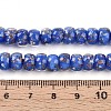 Luminous Handmade Gold Foil Glass Beads Strands FOIL-N029-02A-03-5