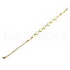 Electroplated Alloy Link Bracelets BJEW-T012-010-RS-3