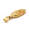 PVD Vacuum Plating 201 Stainless Steel Pendants STAS-P314-15G-3