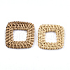 Handmade Reed Cane/Rattan Woven Linking Rings WOVE-T005-21A-2