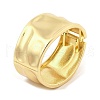 Non-Tarnish Vintage Hammered Alloy Wide Hinged Bangles for Women BJEW-L629-08G-1
