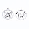 Non-Tarnish 201 Stainless Steel Pendants X-STAS-T044-198P-1