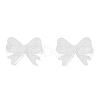 Frosted Transparent Acrylic Beads OACR-I014-02-2