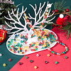 SOFPLATE Christmas Themed Transparent Acrylic Beads MACR-SP0001-30B-4