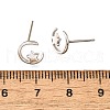S925 Sterling Silver Stud Earrings EJEW-P305-01E-P-5