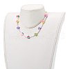 Polymer Clay Fruit Beaded Necklaces NJEW-JN03359-5