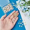   90Pcs 9 Style Brass Beads KK-PH0005-35-5