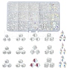 940Pcs 15 Styles Electroplate Glass Beads Strands DIY-YW0010-18-1