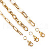Yilisi DIY Stainless Steel  Chain Necklaces & Bracelets MakingKits DIY-YS0001-23G-4