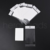 100Pcs Rectangle Paper One Pair Earring Display Cards with Hanging Hole CDIS-YW0001-02B-3