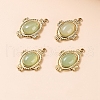 Alloy Natural Green Aventurine Pendants PW-WG09F47-11-1