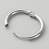 316L Surgical Stainless Steel Huggie Hoop Earrings for Girl Women EJEW-TAC0011-11C-P-2
