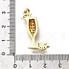 Brass Micro Pave Cubic Zirconia Pendants KK-P295-42G-3