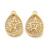 Brass Micro Pave Cubic Zirconia Pendant KK-H460-06G-1