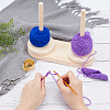 Rotatable Wooden Yarn Spinner DIY-WH0257-63-3