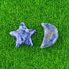 Natural Blue Spot Jasper Healing Moon & Star Ornaments X1-PW-WG13036-02-1