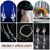AHADERMAKER 3Strands 3 Styles Electroplate Glass Faceted Teardrop Beads Strands EGLA-GA0001-29-6